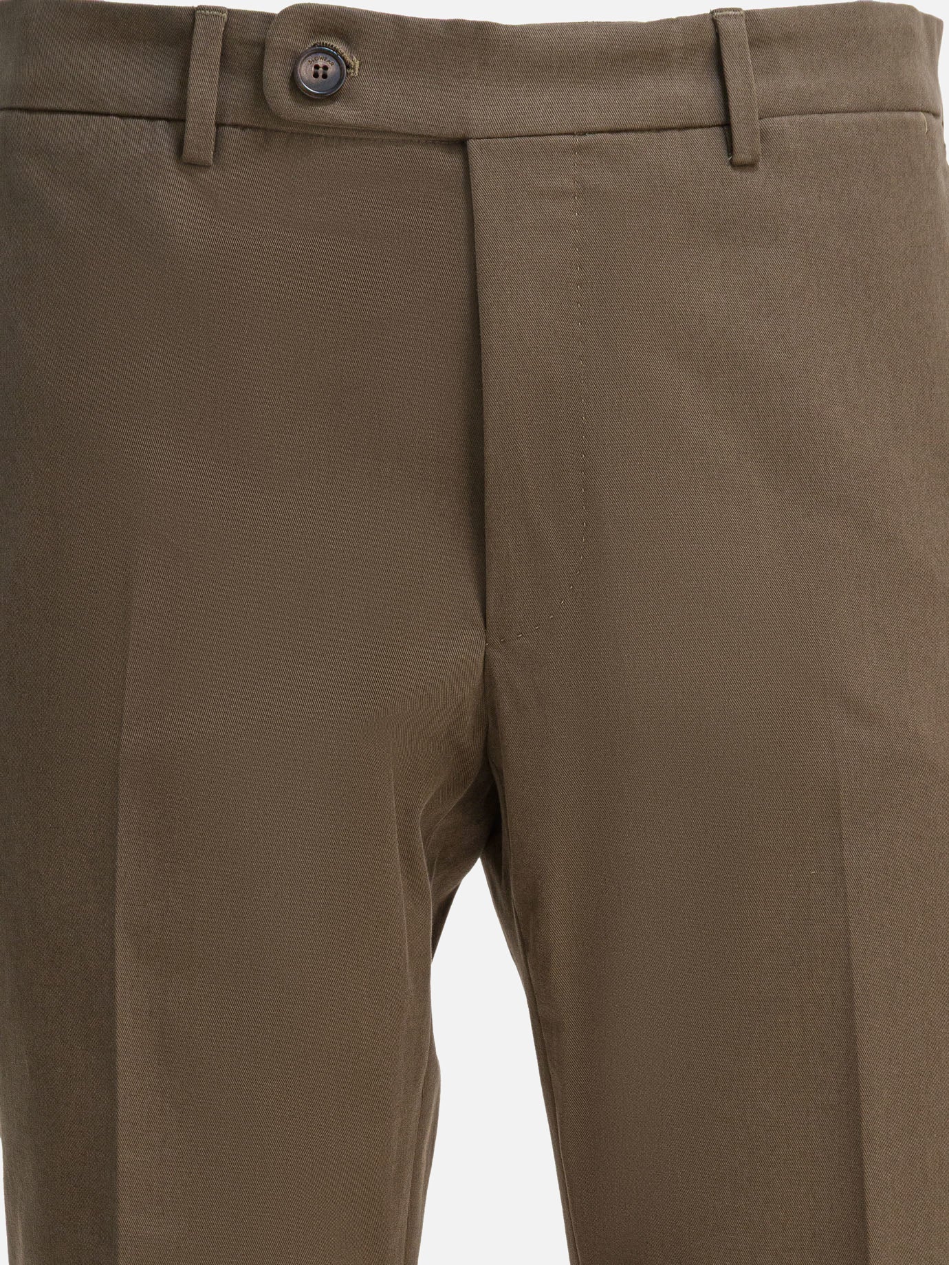 Pantaloni sartoriali Solid colour  Marrone - Incotex Uomo | PDP | VIETTI Online Store | thumbnail_3