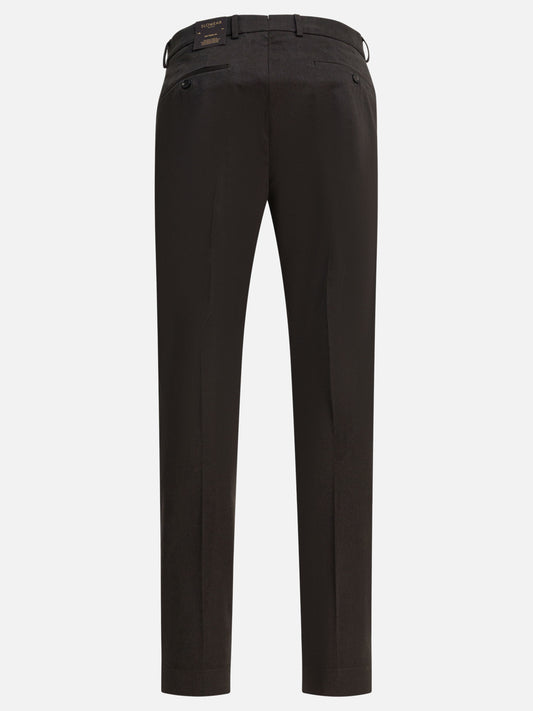 Pantaloni sartoriali Solid colour  Marrone - Incotex Uomo | VIETTI Online Store | 2

