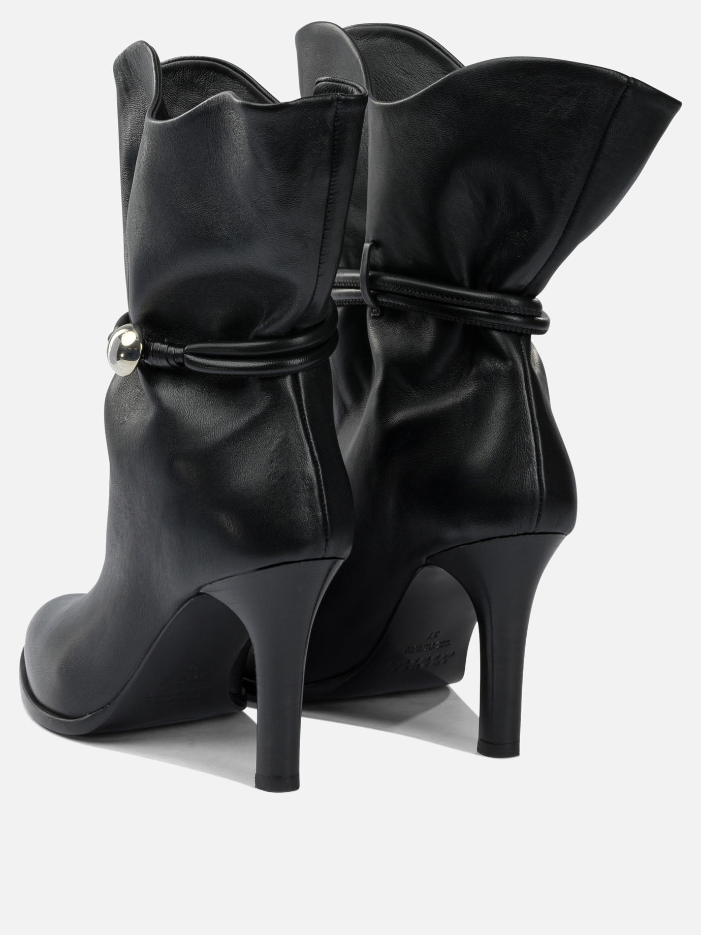 Pull-on boots 100% lamb leather - 100% leather  Black - Isabel Marant Women | PDP | VIETTI Online Store | Zoom-Modal_4
