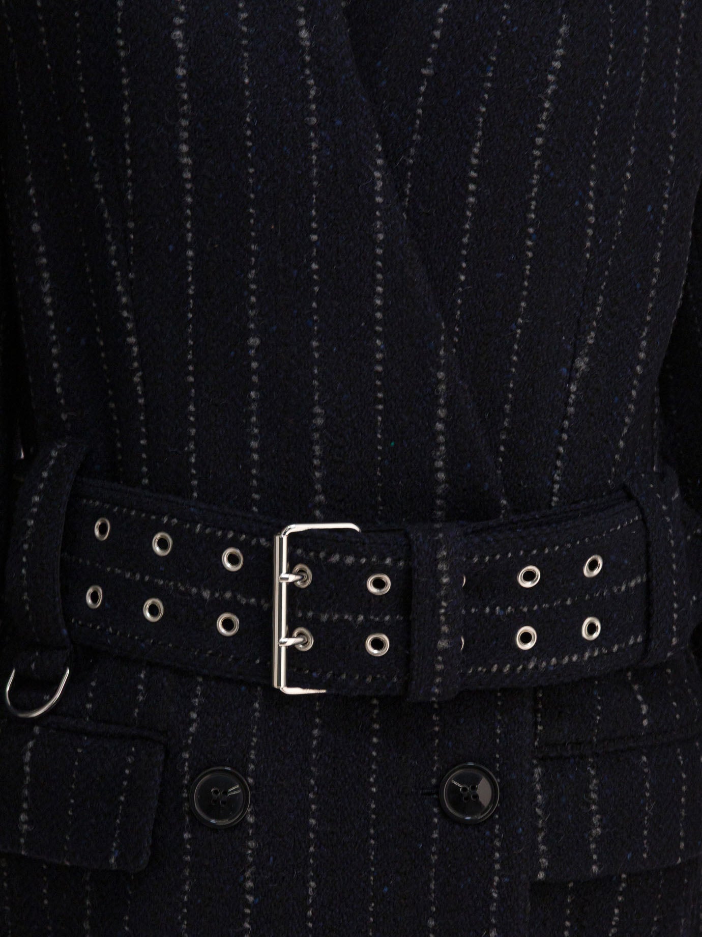 Cappotti corti Pinstripe  Blu - Isabel Marant Donna | PDP | VIETTI Online Store | Zoom-Modal_3
