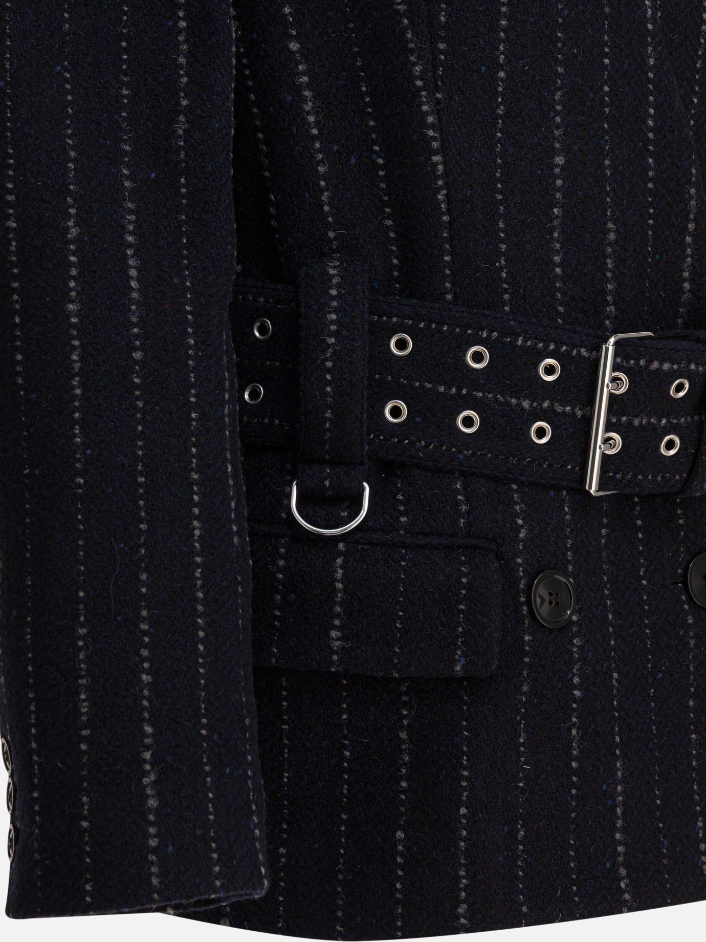 Cappotti corti Pinstripe  Blu - Isabel Marant Donna | PDP | VIETTI Online Store | thumbnail_4
