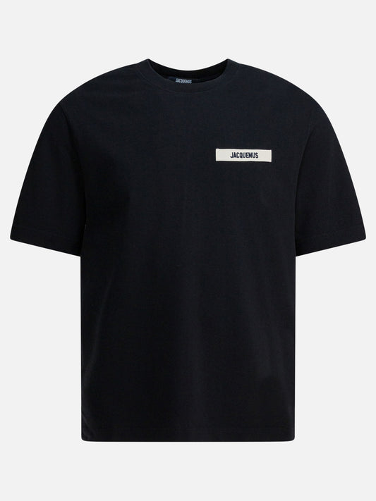 Crewneck t-shirts Logo  Black - Jacquemus Men | PDP | VIETTI Online Store 
