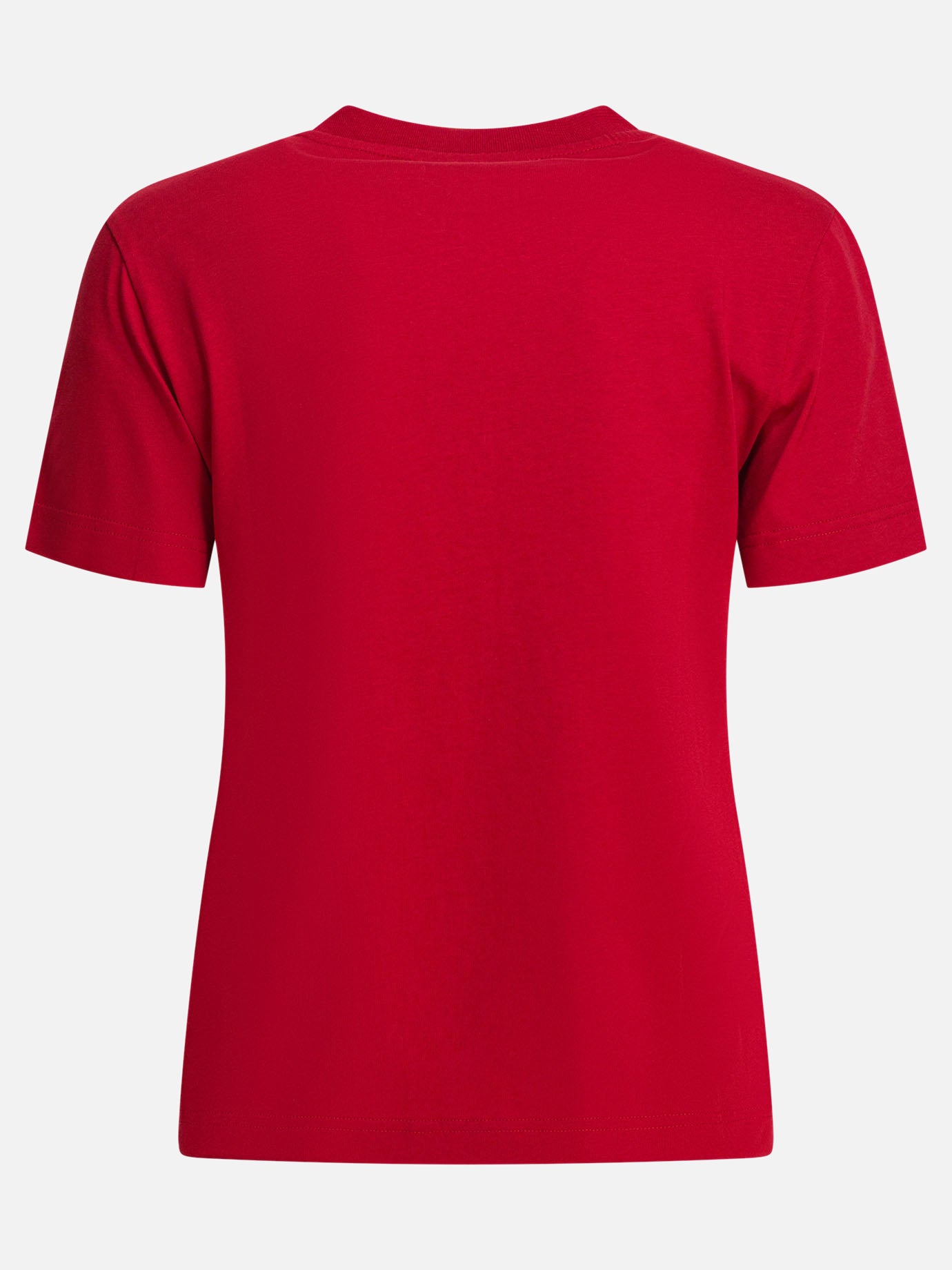 T-shirt girocollo Logo  Rosso - Jacquemus Donna | PDP | VIETTI Online Store | thumbnail_2