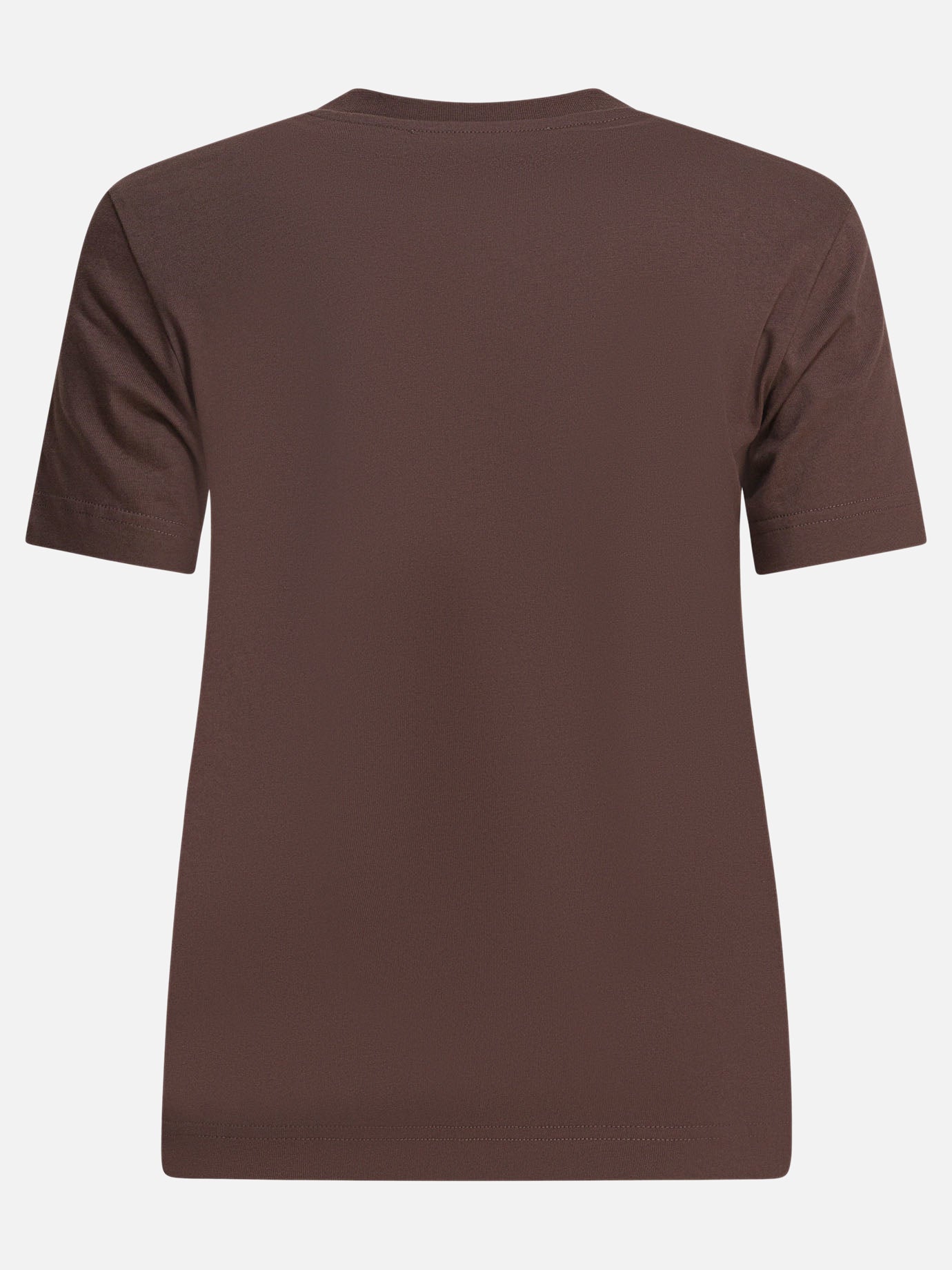 T-shirt girocollo Logo  Marrone - Jacquemus Donna | PDP | VIETTI Online Store | Zoom-Modal_2

