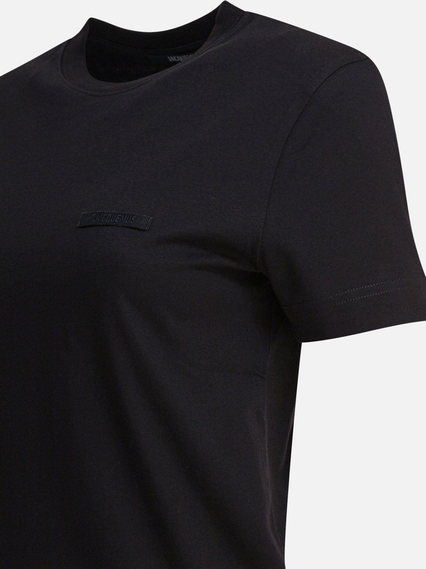 T-shirt girocollo Logo  Nero - Jacquemus Donna | PDP | VIETTI Online Store | thumbnail_4