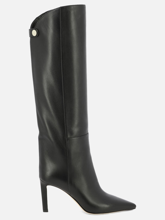 Al ginocchio 100% calf - 95% calf 5% rubber  Nero - Jimmy Choo Donna | PLP | VIETTI Online Store 
