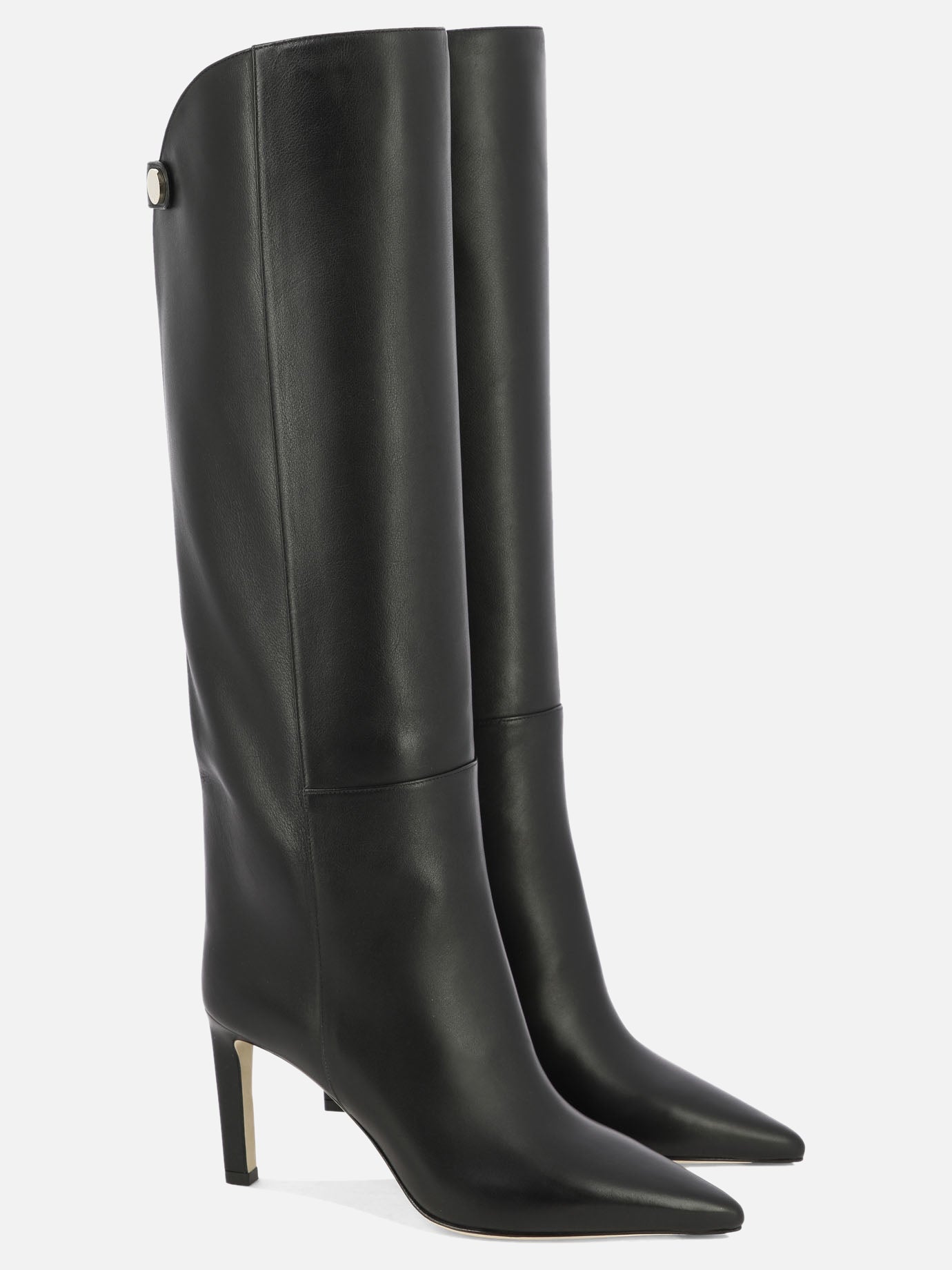 Al ginocchio 100% calf - 95% calf 5% rubber  Nero - Jimmy Choo Donna | PDP | VIETTI Online Store | Zoom-Modal_2

