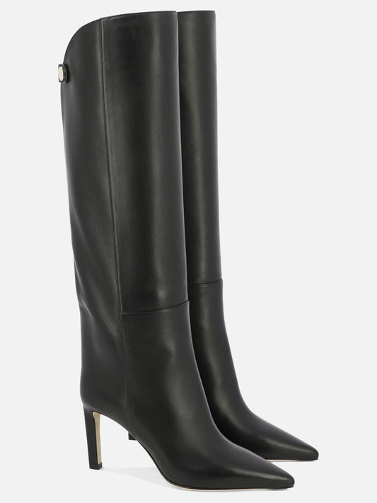 Al ginocchio 100% calf - 95% calf 5% rubber  Nero - Jimmy Choo Donna | PLP | VIETTI Online Store | 2
