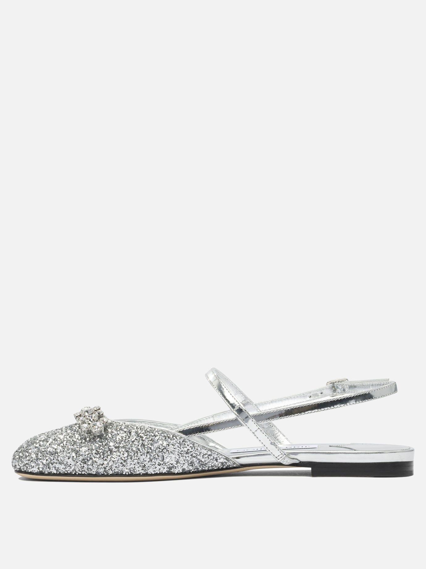 Sandali bassi 100% calf - 100% calf  Argento - Jimmy Choo Donna | PDP | VIETTI Online Store | thumbnail_3