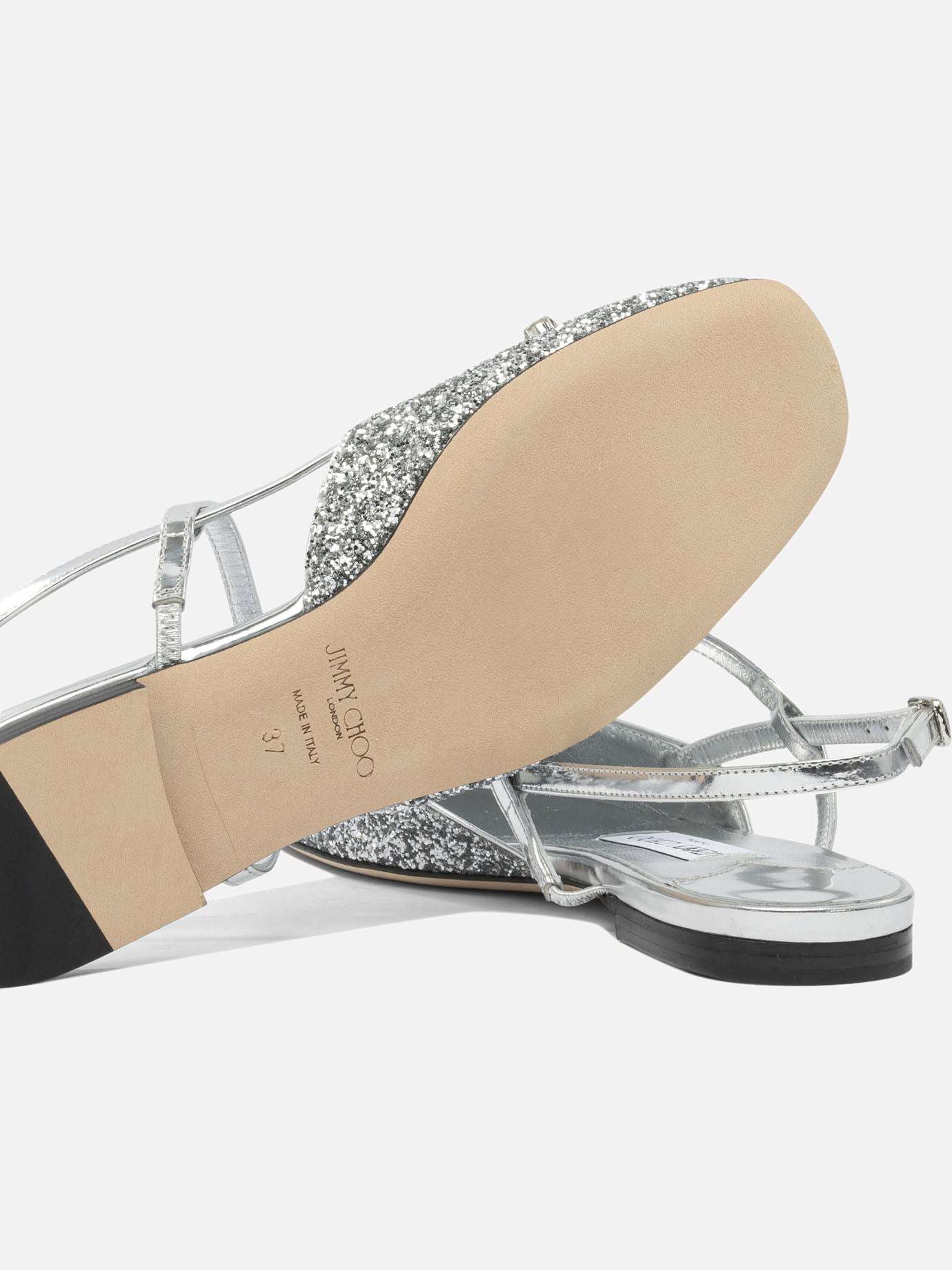 Sandali bassi 100% calf - 100% calf  Argento - Jimmy Choo Donna | PDP | VIETTI Online Store | thumbnail_5