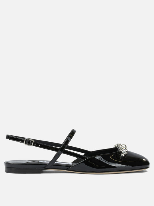 Slingback 100% calf - 100% calf  Nero - Jimmy Choo Donna | PDP | VIETTI Online Store 
