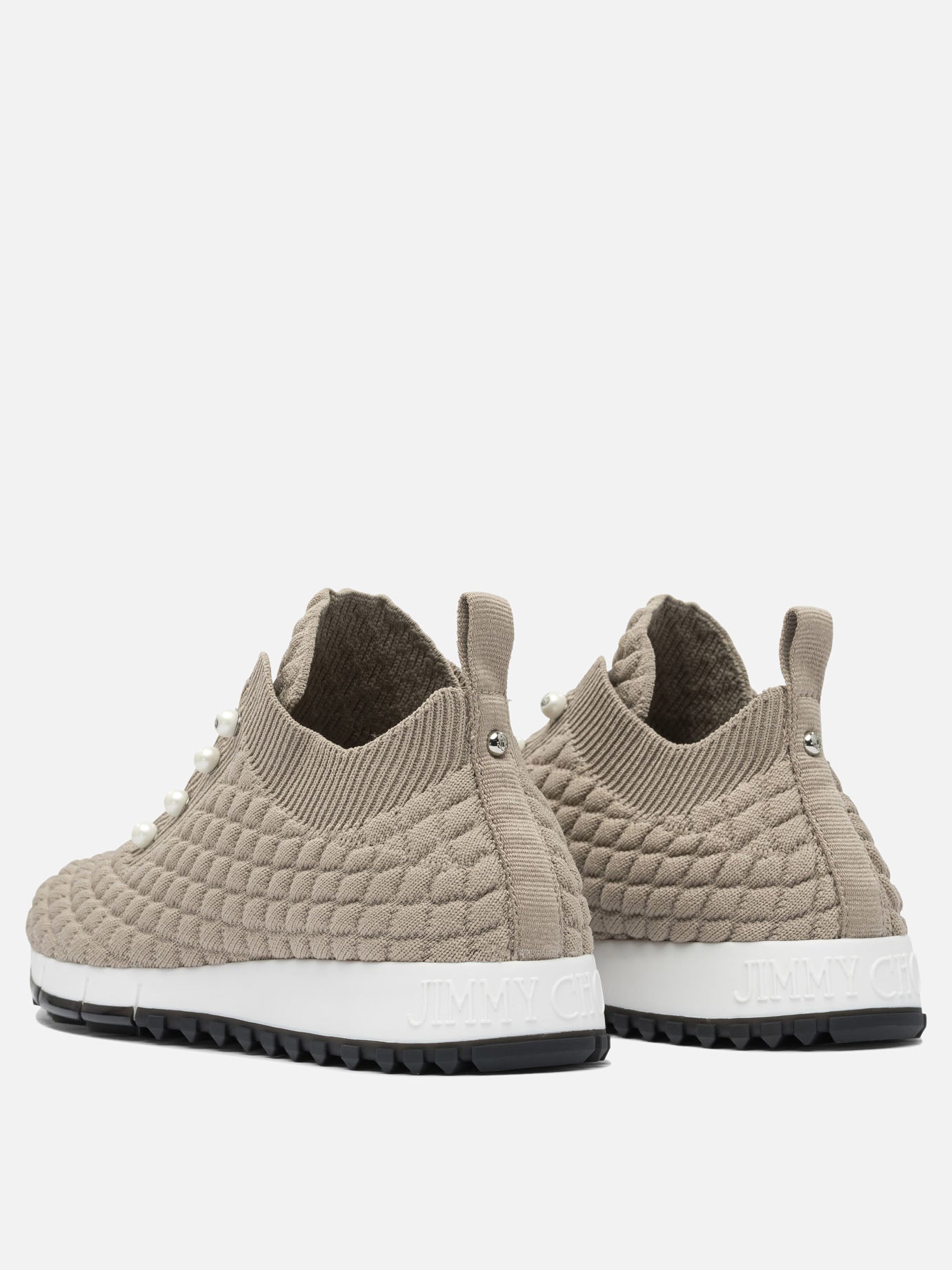 Low top sneakers 100% textile - 100% rubber  Grey - Jimmy Choo Women | PDP | VIETTI Online Store | Zoom-Modal_4
