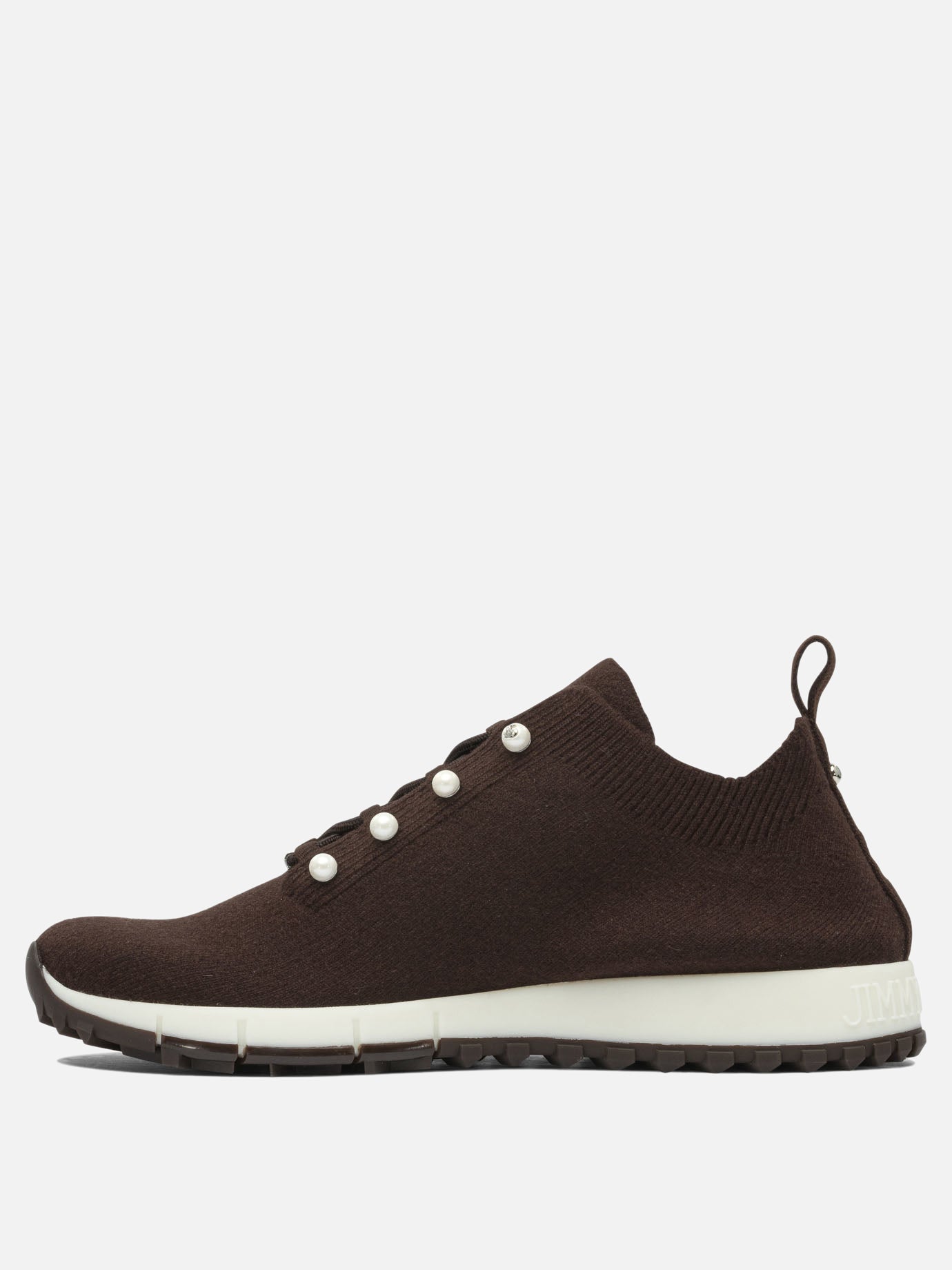 Low top sneakers 100% textile - 100% rubber  Brown - Jimmy Choo Women | PDP | VIETTI Online Store | thumbnail_3