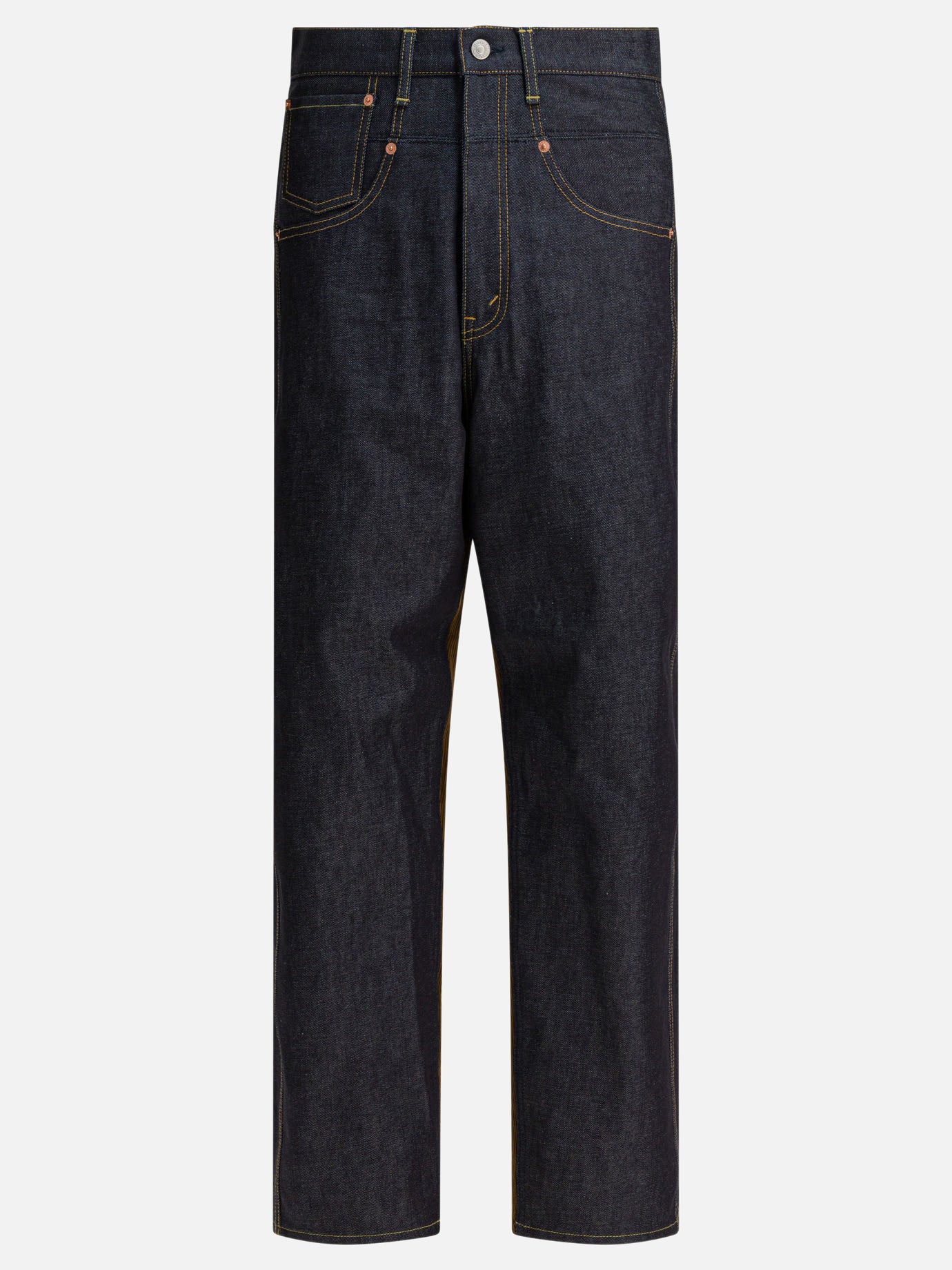 Straight-leg jeans Solid colour  Blue - Junya Watanabe MAN Men | PDP | VIETTI Online Store | Zoom-Modal
