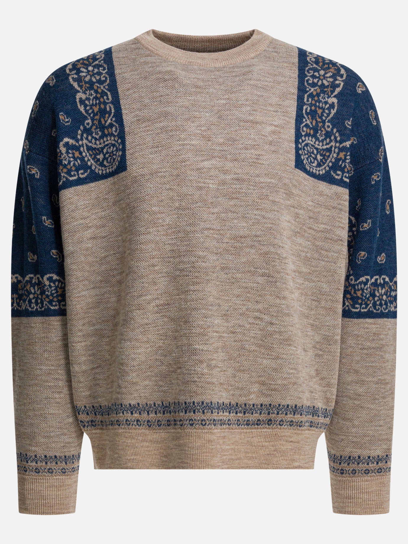Crewneck sweaters Paisley  Blue - KAPITAL Men | PDP | VIETTI Online Store | thumbnail