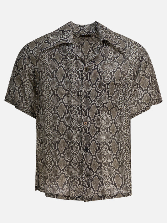 Camicie casual Animal print  Grigio - KAPITAL Uomo | VIETTI Online Store 
