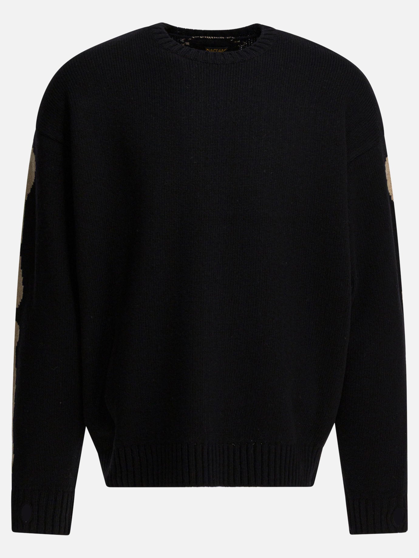 Crewneck sweaters Solid colour  Black - KAPITAL Men | PDP | VIETTI Online Store | Zoom-Modal
