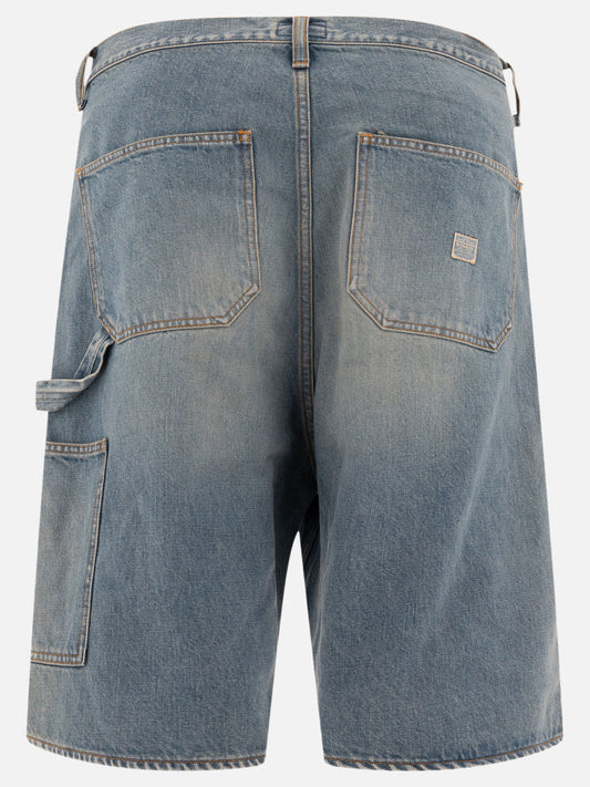 Utility shorts Solid colour  Light blue - KAPITAL Men | PDP | VIETTI Online Store | 2
