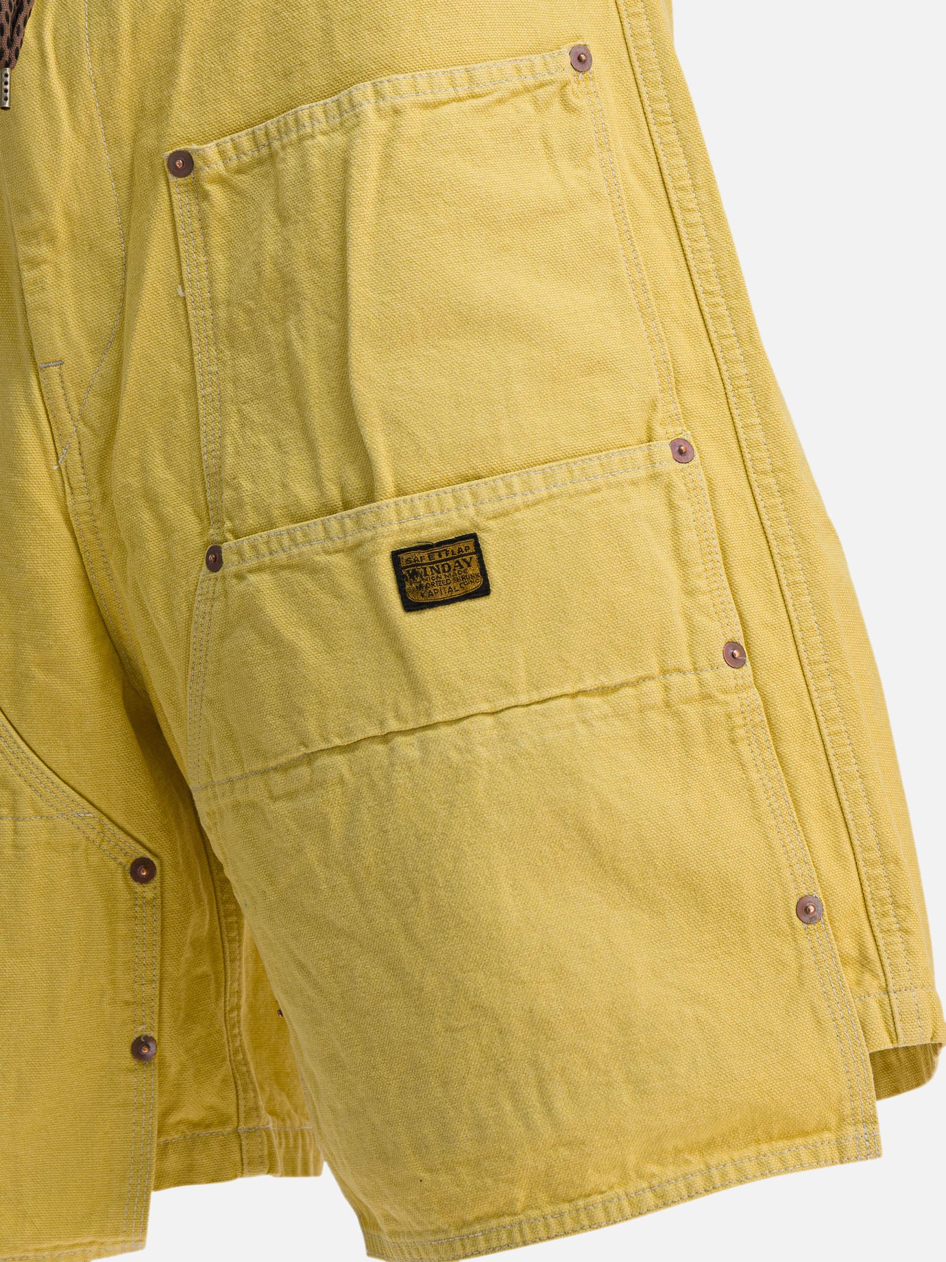 Short con lacci Solid colour  100% cotton - KAPITAL Uomo | PDP | VIETTI Online Store | Zoom-Modal_4
