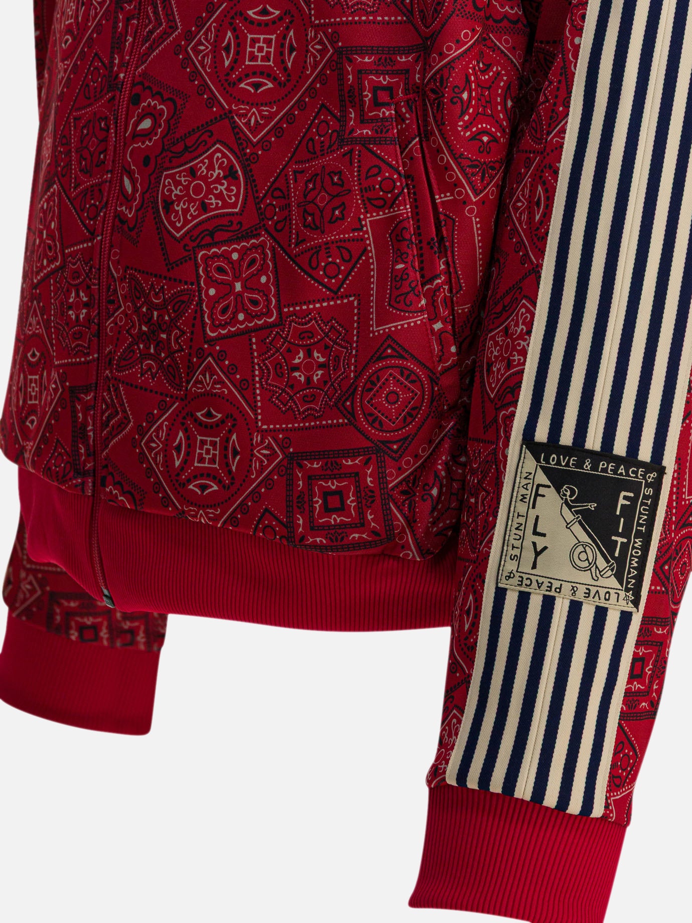 Felpe con zip Paisley  Rosso - KAPITAL Uomo | PDP | VIETTI Online Store | thumbnail_4