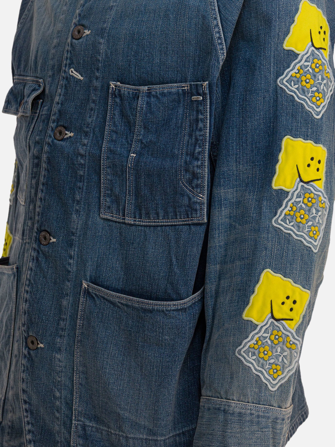 Giacche in denim Denim  Blu - KAPITAL Uomo | PDP | VIETTI Online Store | thumbnail_4