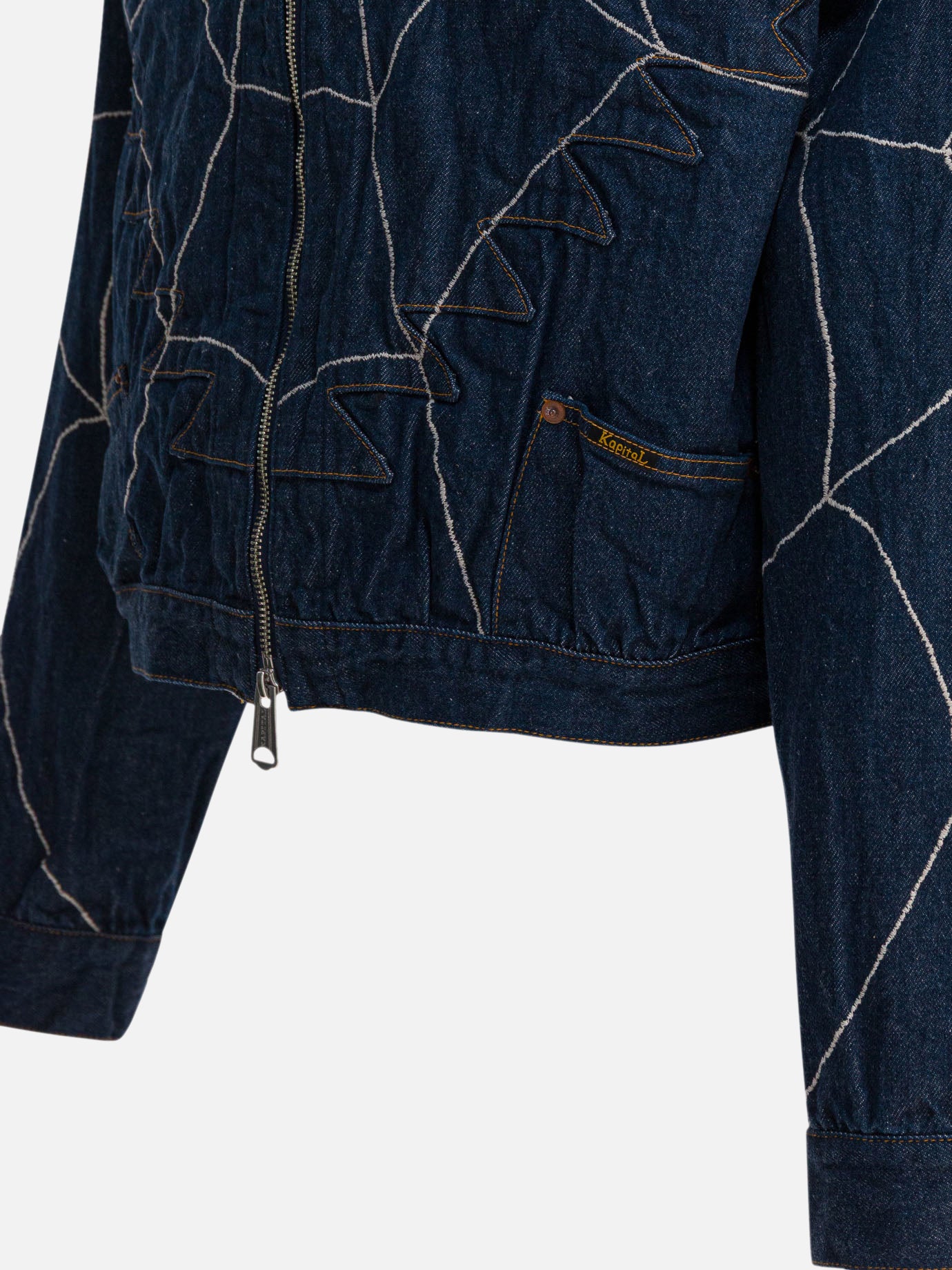 Giacche in denim Embroidered  Blu - KAPITAL Uomo | PDP | VIETTI Online Store | thumbnail_4