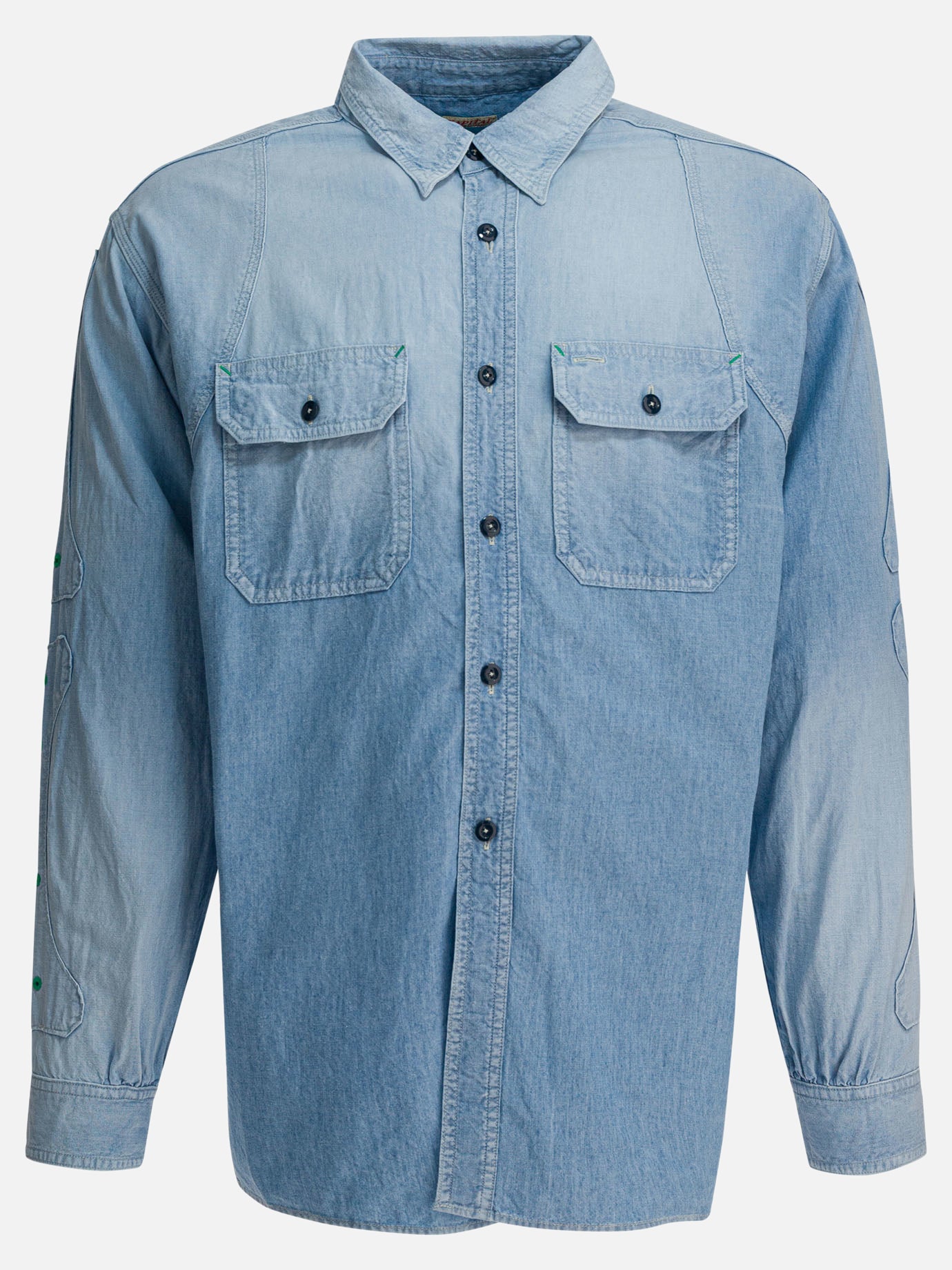 Casual shirts Denim  Light blue - KAPITAL Men | PDP | VIETTI Online Store | Zoom-Modal
