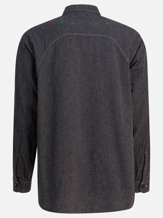 Camicie casual Solid colour  Grigio - KAPITAL Uomo | VIETTI Online Store | 2
