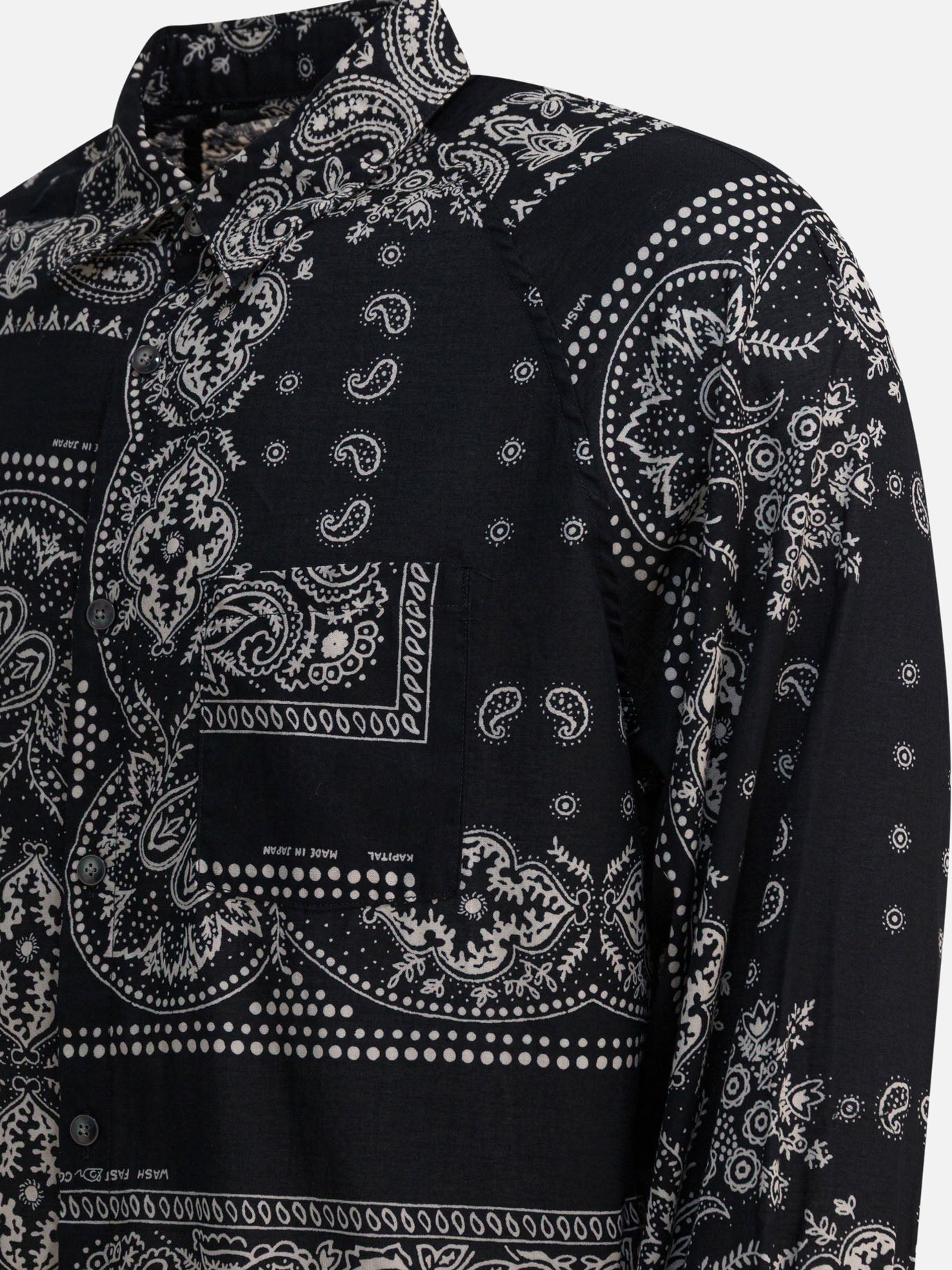 Casual shirts Paisley  Black - KAPITAL Men | PDP | VIETTI Online Store | thumbnail_4