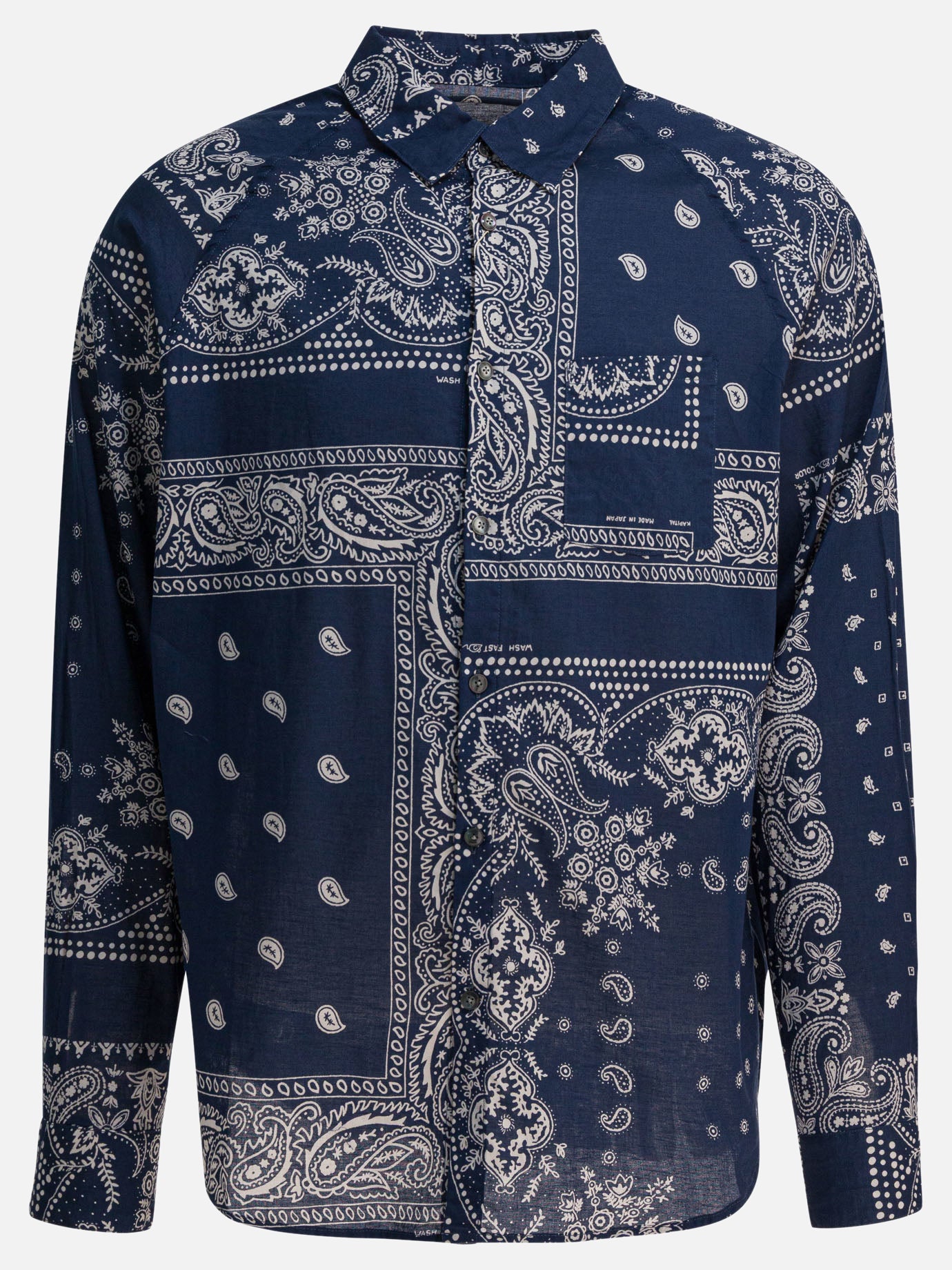 Camicie casual Paisley  Blu - KAPITAL Uomo | PDP | VIETTI Online Store | Zoom-Modal
