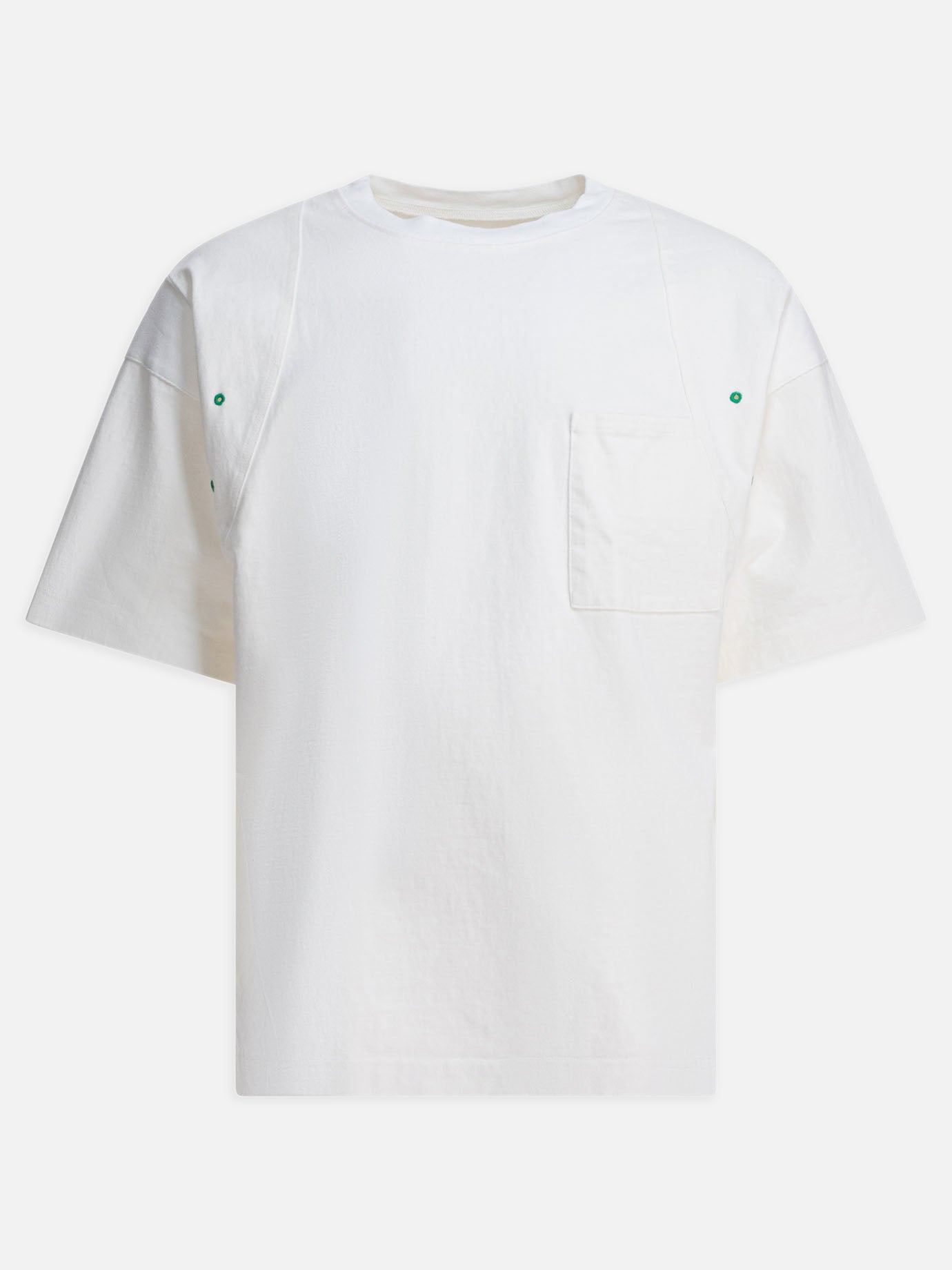 Crewneck t-shirts Solid colour  White - KAPITAL Men | PDP | VIETTI Online Store | thumbnail