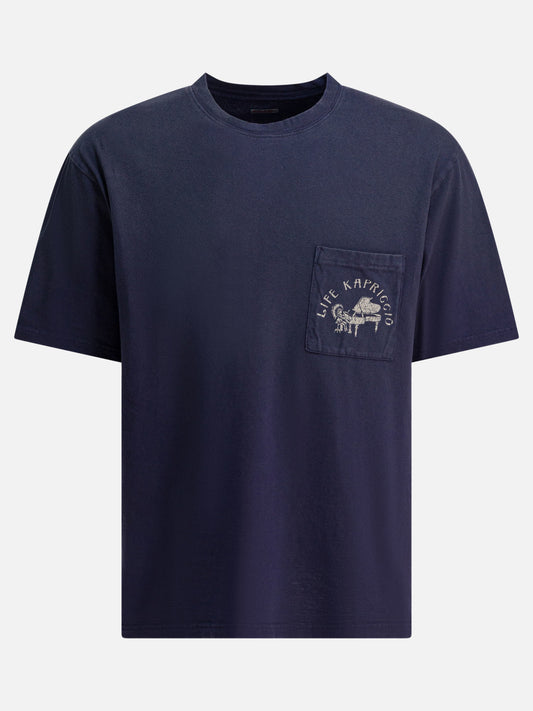T-shirt girocollo Print  Blu - KAPITAL Uomo | VIETTI Online Store 
