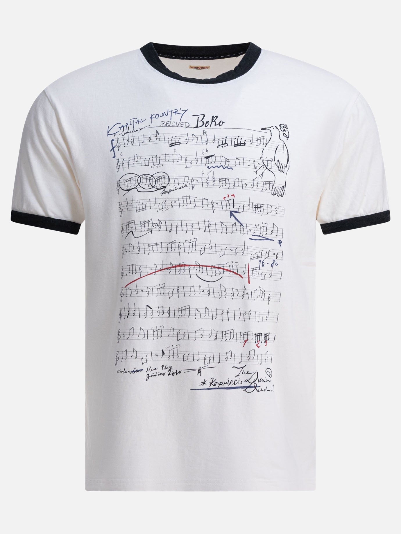 Crewneck t-shirts Print  White - KAPITAL Men | PDP | VIETTI Online Store | thumbnail