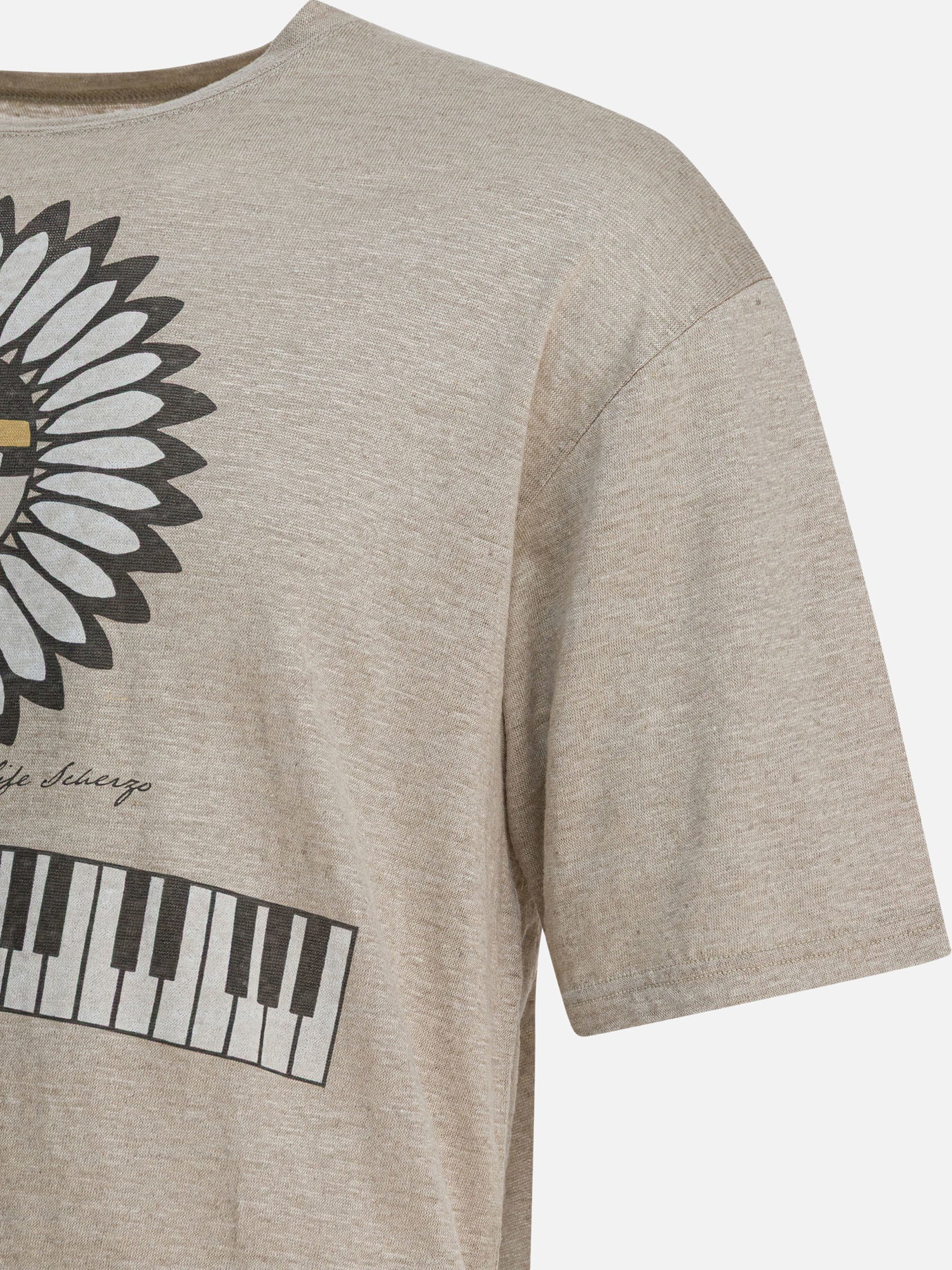 Crewneck t-shirts Print  Beige - KAPITAL Men | PDP | VIETTI Online Store | thumbnail_4