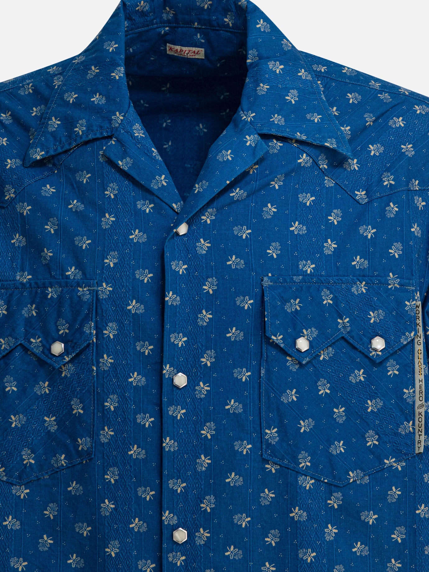 Camicie casual Floral  Blu - KAPITAL Uomo | PDP | VIETTI Online Store | Zoom-Modal_3
