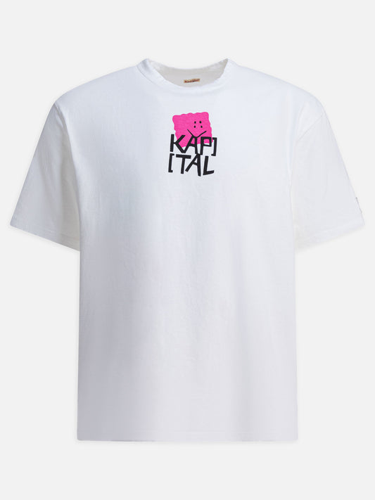 Crewneck t-shirts Logo  White - KAPITAL Men | PDP | VIETTI Online Store 
