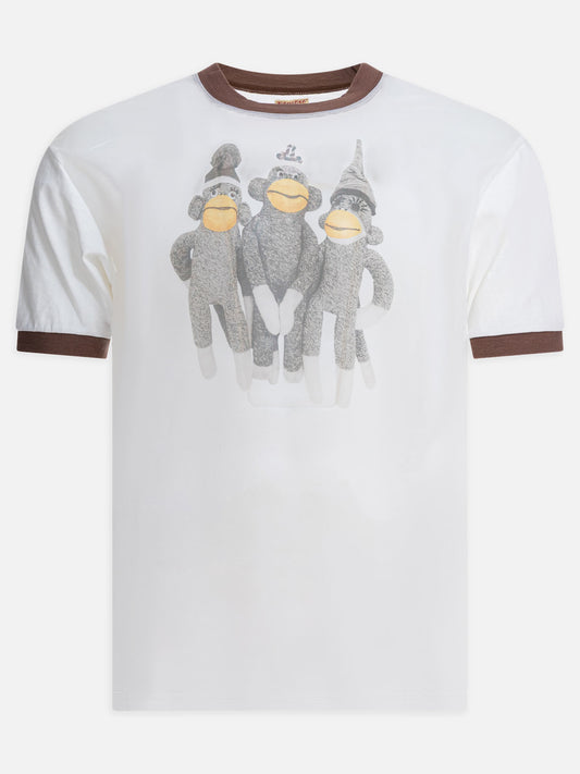 Crewneck t-shirts Print  White - KAPITAL Men | PDP | VIETTI Online Store 
