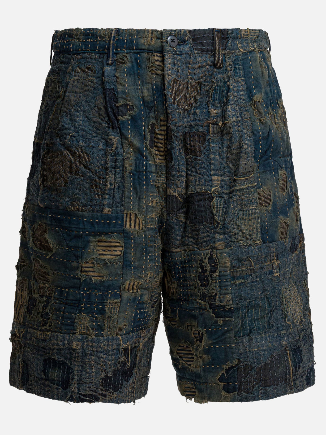 Five pockets shorts Patchwork  Blue - KAPITAL Men | PDP | VIETTI Online Store | Zoom-Modal
