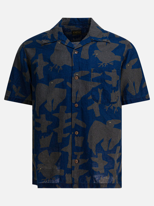 Camicie casual Print  Blu - KAPITAL Uomo | VIETTI Online Store 
