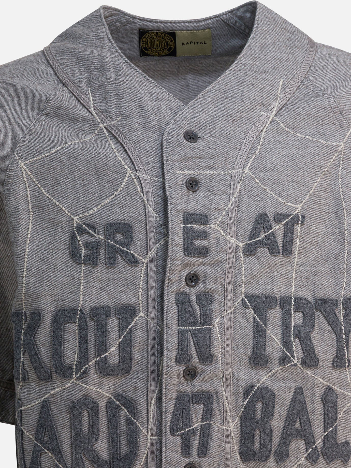 Camicie casual Print  Grigio - KAPITAL Uomo | PDP | VIETTI Online Store | thumbnail_3