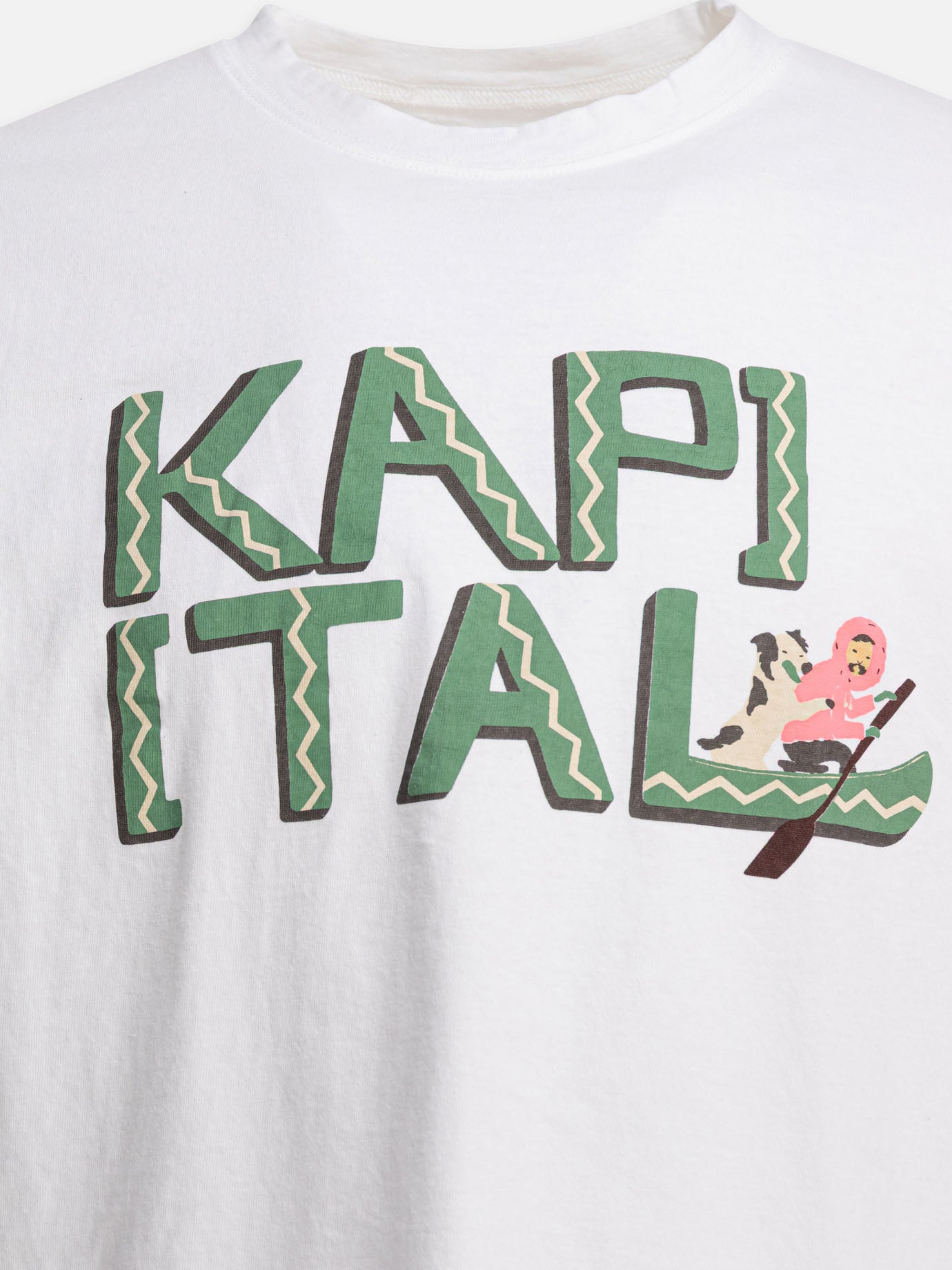 Crewneck t-shirts Graphics  White - KAPITAL Men | PDP | VIETTI Online Store | Zoom-Modal_2
