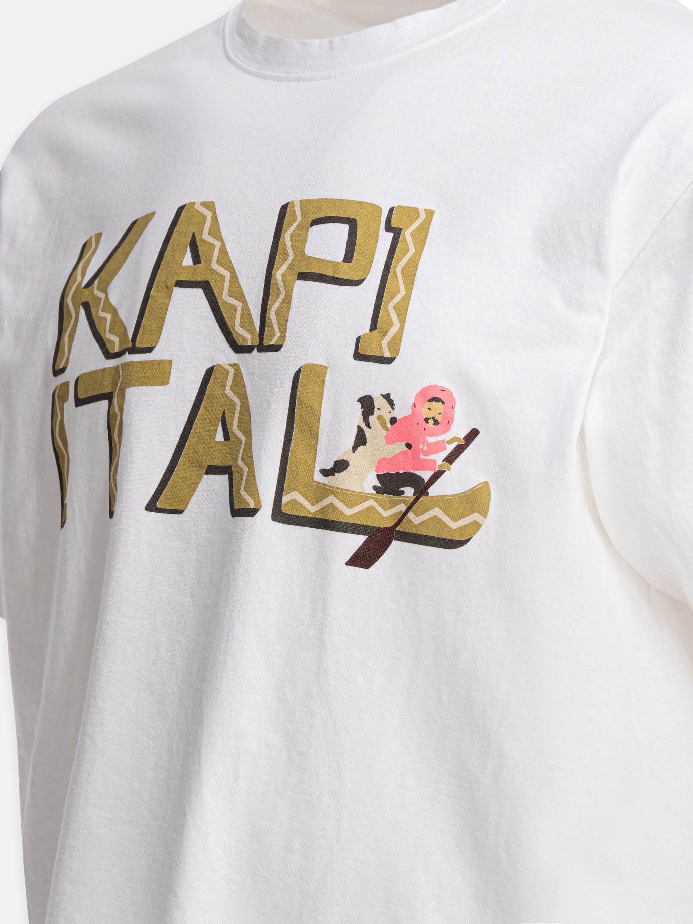 Crewneck t-shirts Graphics  White - KAPITAL Men | PDP | VIETTI Online Store | Zoom-Modal_4
