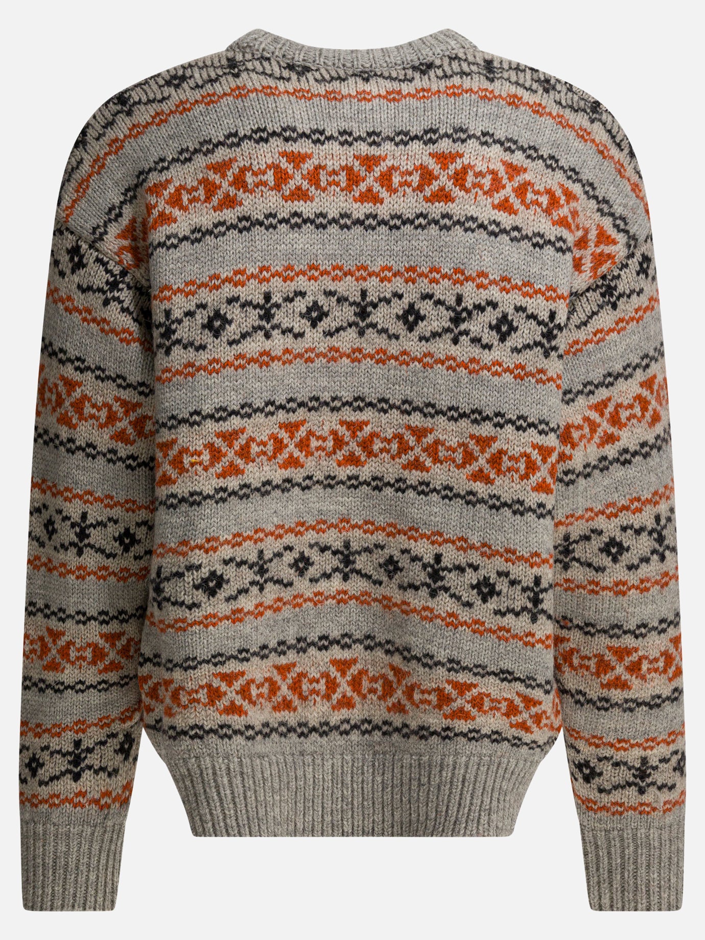 Crewneck sweaters Textured knit  Grey - KAPITAL Men | PDP | VIETTI Online Store | Zoom-Modal_2
