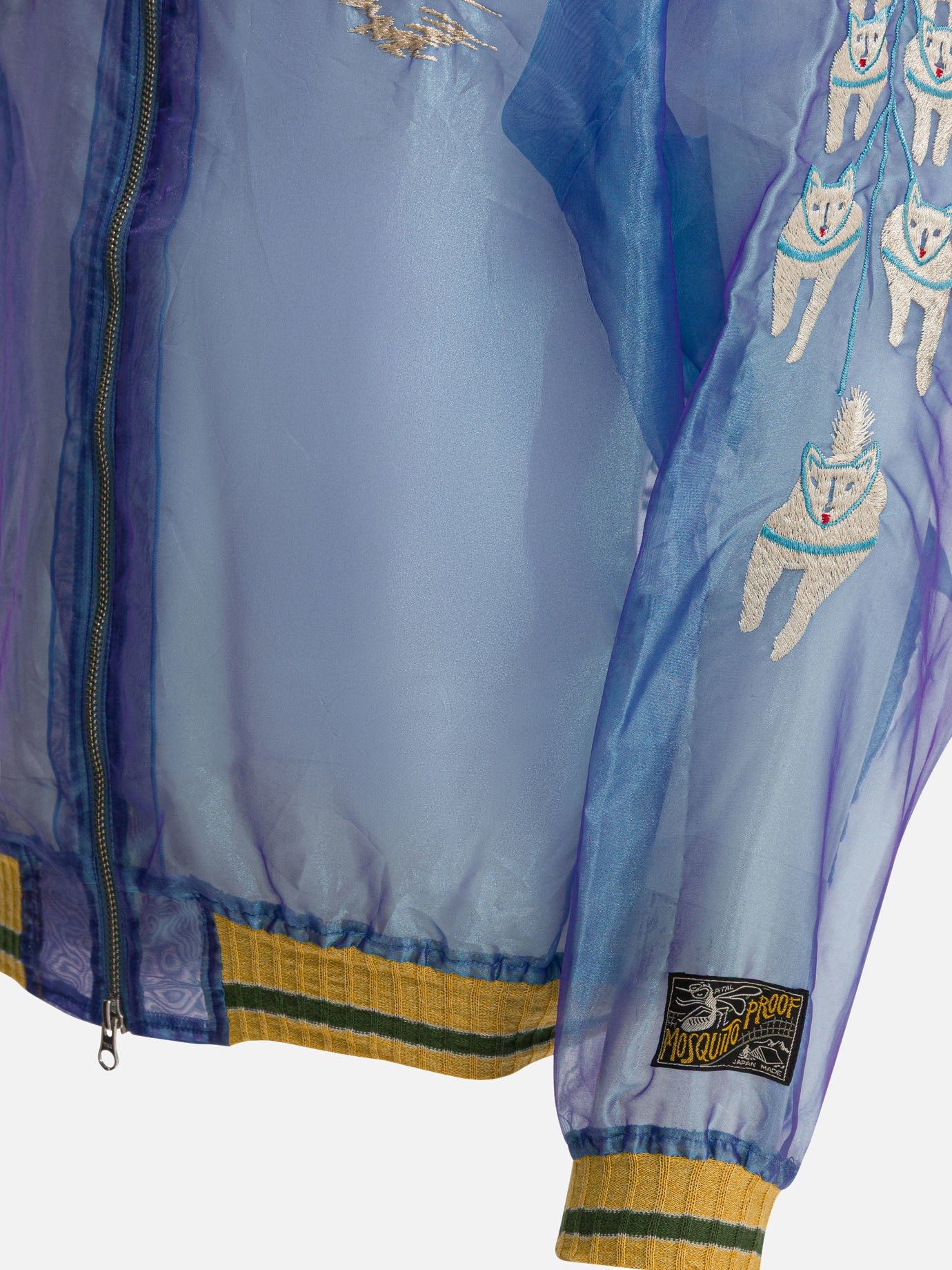 Bomber jackets Embroidered  Light blue - KAPITAL Men | PDP | VIETTI Online Store | Zoom-Modal_4
