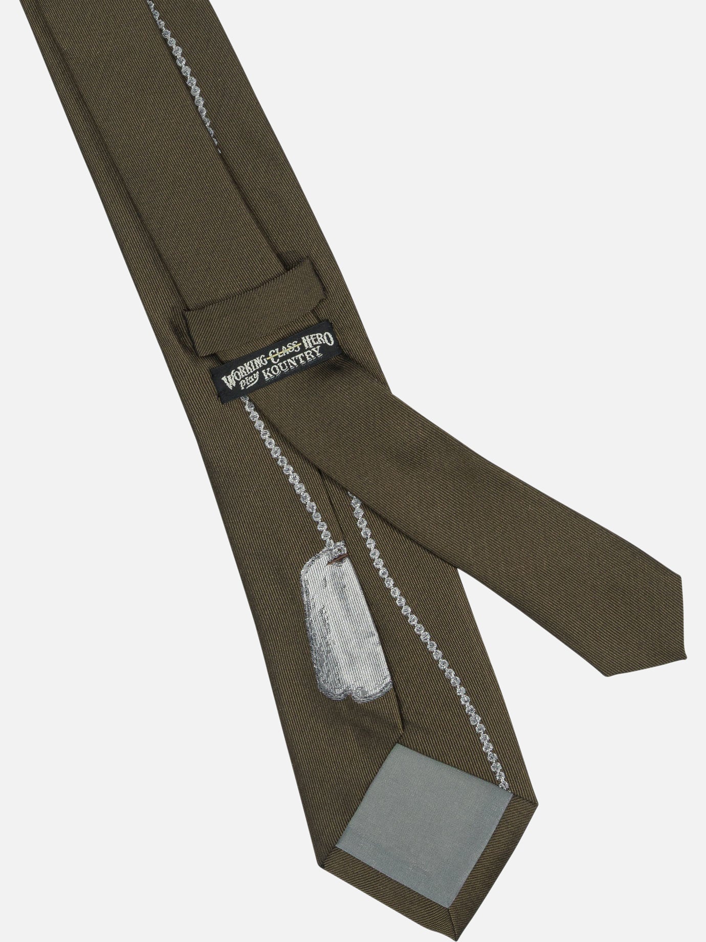 Ties 100% silk  Brown - KAPITAL Men | PDP | VIETTI Online Store | Zoom-Modal_2
