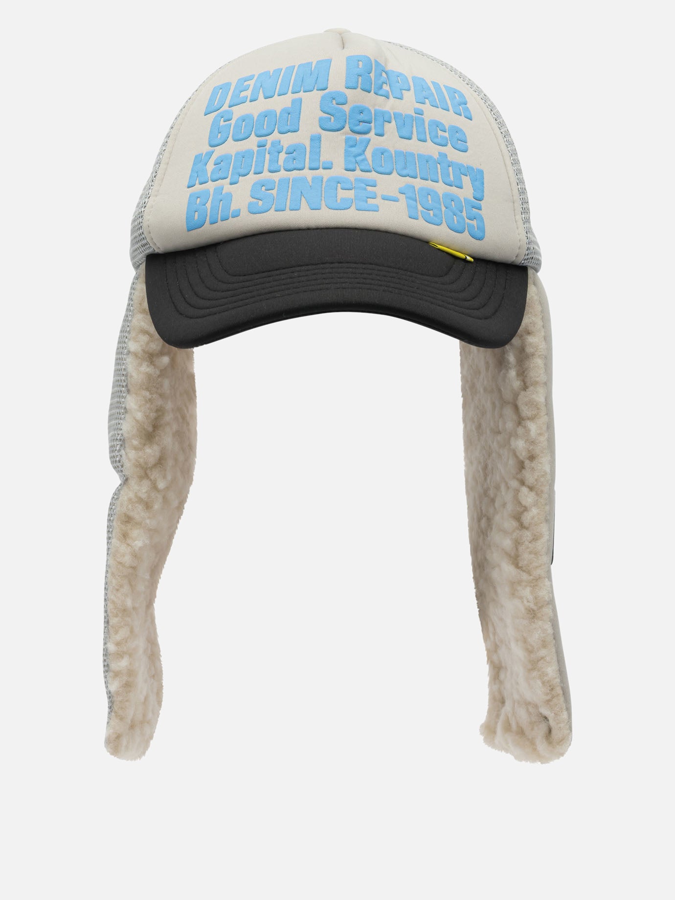 Trucker caps 100% polyester  Grey - KAPITAL Men | PDP | VIETTI Online Store | Zoom-Modal
