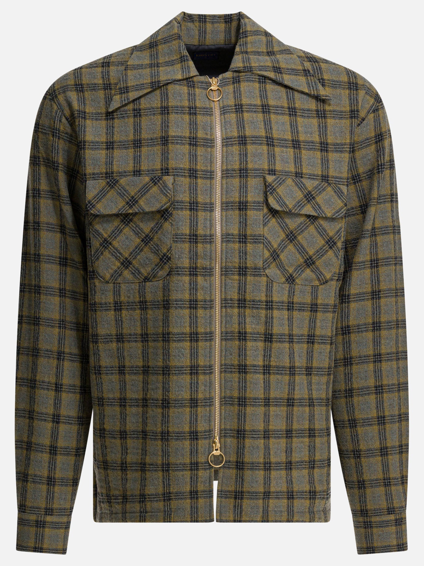 Overshirt jackets Check  Yellow - KAPITAL Men | PDP | VIETTI Online Store | thumbnail