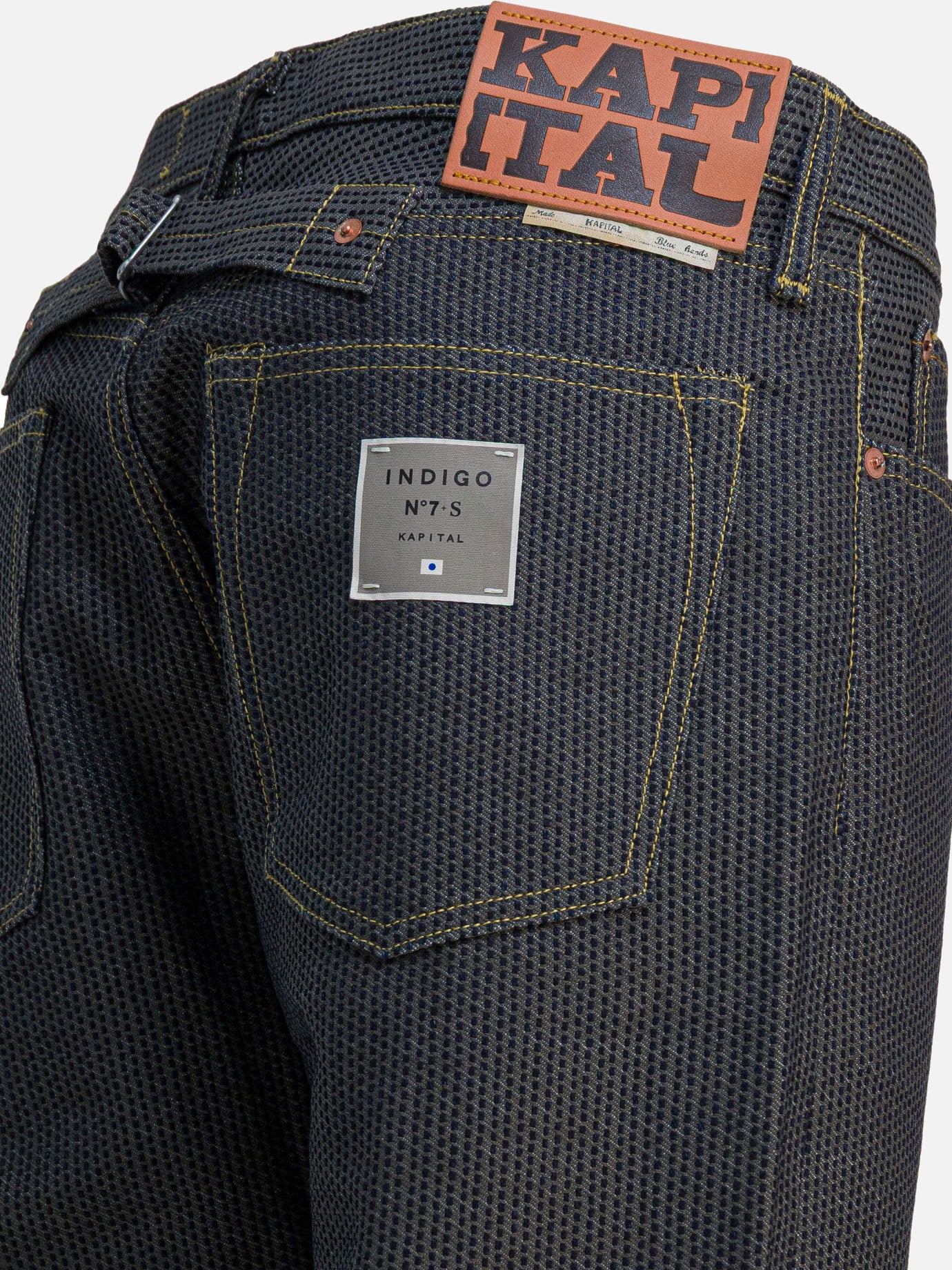 Jeans a gamba dritta Denim  Blu - KAPITAL Uomo | PDP | VIETTI Online Store | thumbnail_4
