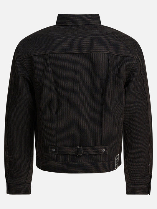 Denim jackets Solid colour  Black - KAPITAL Men | PLP | VIETTI Online Store | 2
