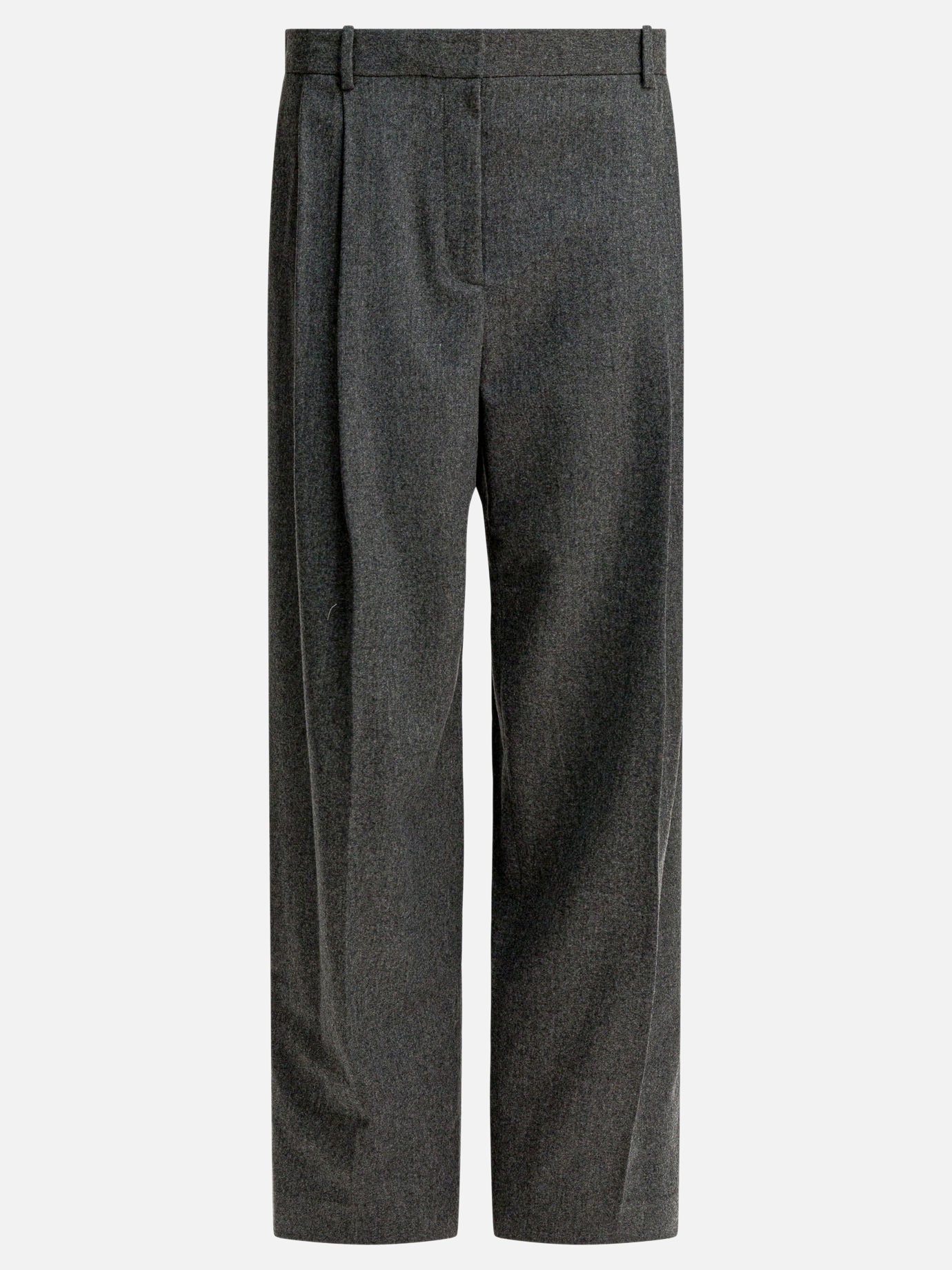Leisure trousers Pinstriped  Grey - Khaite Women | PDP | VIETTI Online Store | thumbnail